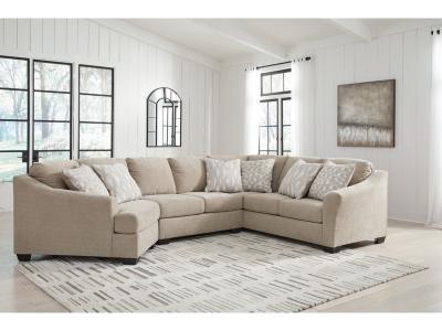 Brogan Bay 3 Piece Sectional with Left Arm Facing Cuddler - 52705-SECT-KL