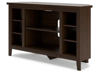 Camiburg Corner TV Stand with Fireplace OPT - W283-67