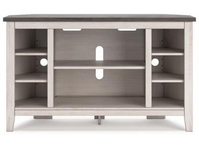 Dorrinson Corner TV Stand with Fireplace OPT - W287-67