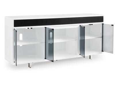 XL TV Stand w/Fireplace Option - W756-68