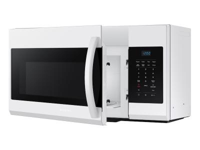 30" Samsung 1.7 Cu. Ft. Over-the-Range Microwave In White - ME17R7021EW