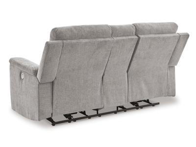 Barnsana Reclining Power Loveseat with Console - 3320196C