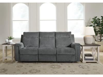 Barnsana Reclining Power Sofa in Gravel - 3320287C