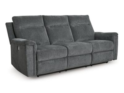 Barnsana Reclining Power Sofa in Gravel - 3320287C