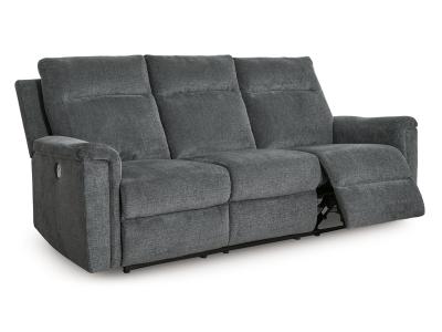 Barnsana Reclining Power Sofa in Gravel - 3320287C