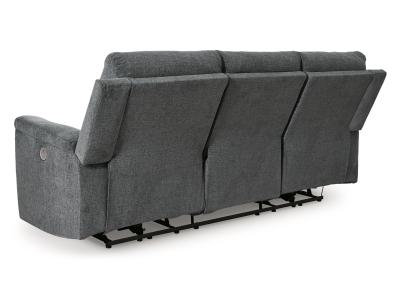 Barnsana Reclining Power Sofa in Gravel - 3320287C