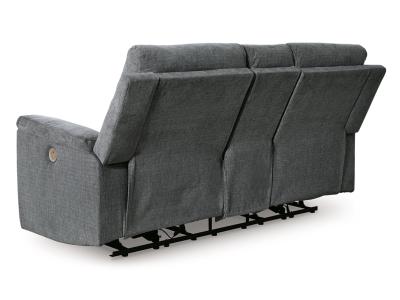 Barnsana Reclining Power Loveseat with Console - 3320296C