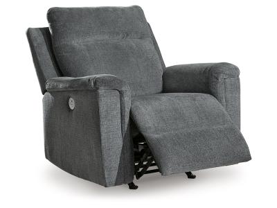 Barnsana Power Rocker Recliner in Gravel - 3320298C