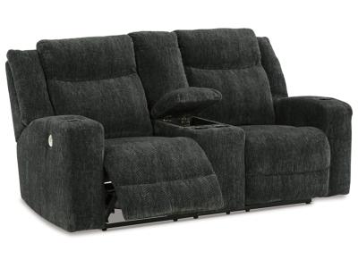 Martinglenn Power Reclining Loveseat with Console - 4650496C