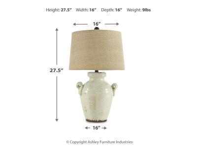 Ceramic Table Lamp (1/CN) L100664