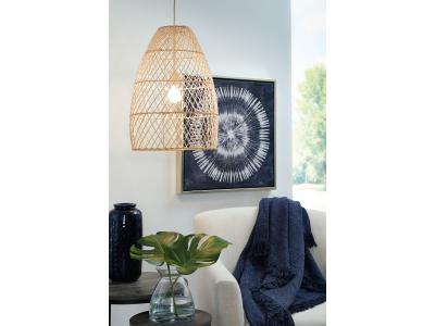 Rattan Pendant Light (1/CN) L000348