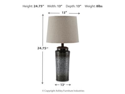 Metal Table Lamp - (1/CN) - L204064