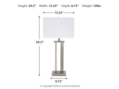 Metal Table Lamp (1/CN)/Aniela L204054