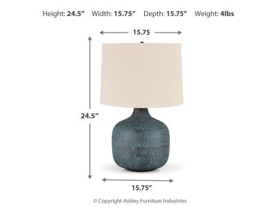 Metal Table Lamp (1/CN) L207304