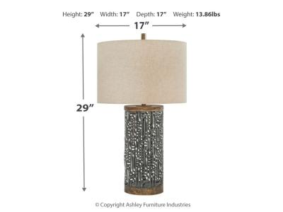 Metal Table Lamp (1/CN)/Dayo L207364