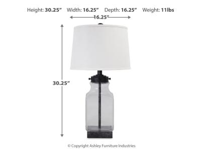 Glass Table Lamp (1/CN) L430144