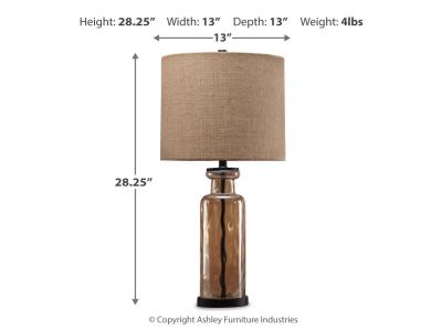 Glass Table Lamp (1/CN) L431414