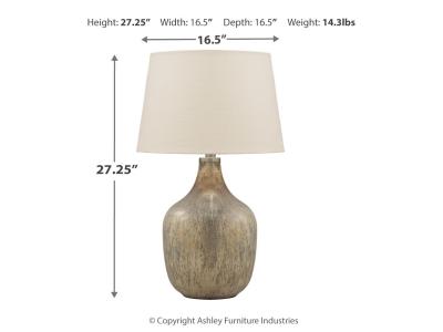 Glass Table Lamp (1/CN)/Mari L430664