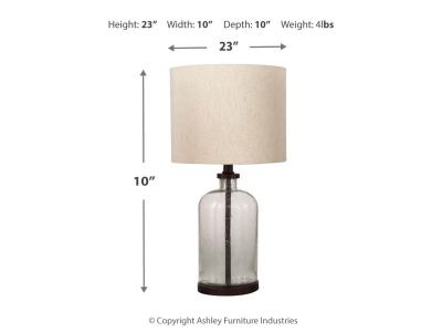 Glass Table Lamp (1/CN) L430674