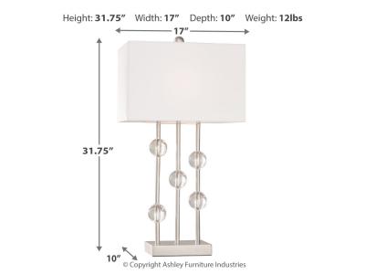 Metal Table Lamp (1/CN)/Jaala L428064