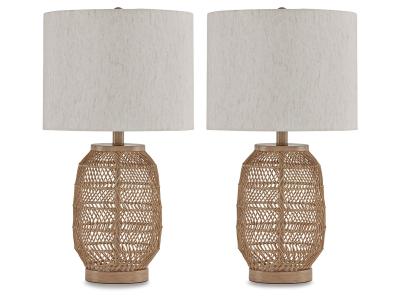 Rattan Table Lamp (2/CN) L329094