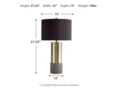 Jacek Metal Table Lamp - (1/CN) - L243164