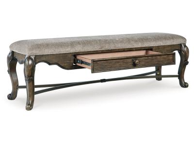 Maylee Upholstered Storage Dining Bench - D947-00