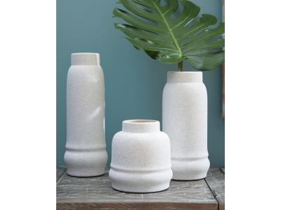 Vase Set (3/CN)/Jayden/White A2000428