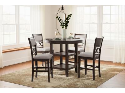 Langwest 5 Piece  Counter Height Dining Set in Brown - D422-223