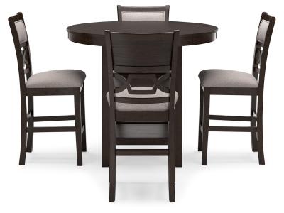 Langwest 5 Piece  Counter Height Dining Set in Brown - D422-223