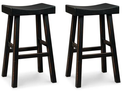 Tall Stool (2/CN)/Glosco/Black D548-530