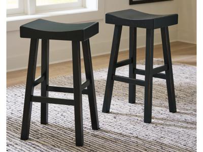 Tall Stool (2/CN)/Glosco/Black D548-530