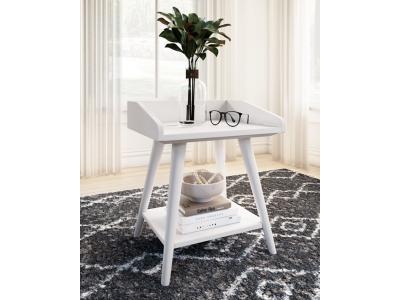 Accent Table/Blariden/White A4000367