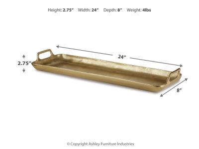 Tray/Posy/Gold Finish A2000136