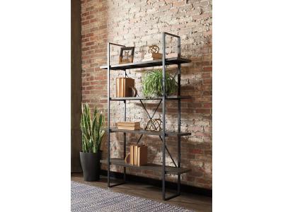 Bookcase/Gilesgrove/Black/Gray A4000017