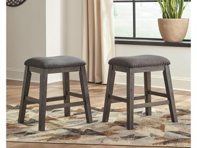 Upholstered Stool (2/CN) D388-024