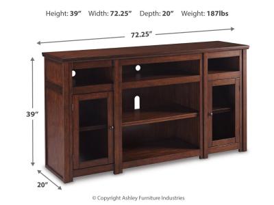 XL TV Stand w/Fireplace Option W797-68