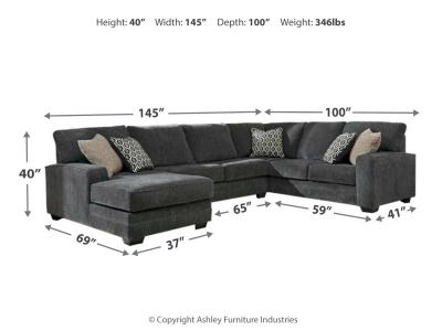 Tracling 3-Piece Sectional with Chaise - 72600S1