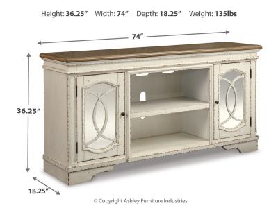 XL TV Stand w/Fireplace Option W743-68