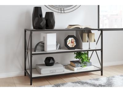 Bookcase/Bayflynn/White/Black H288-60