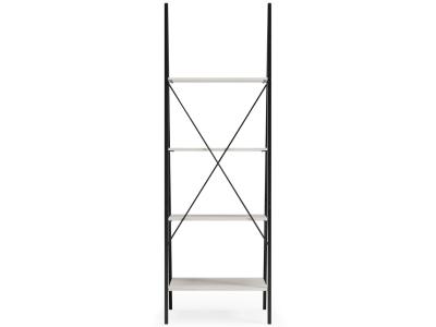 Bookcase/Bayflynn/White/Black H288-17