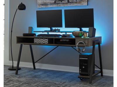 Gaming Desk/Barolli/Gunmetal H700-28