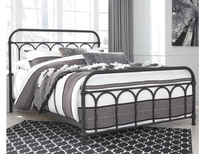 Nashburg Queen Metal Bed -  B280-681