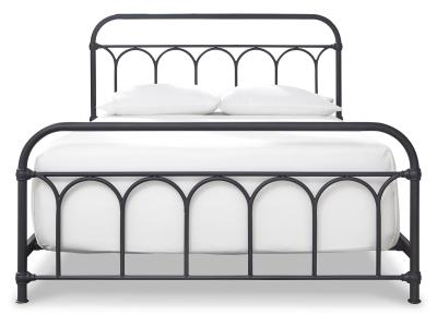 Nashburg Queen Metal Bed -  B280-681