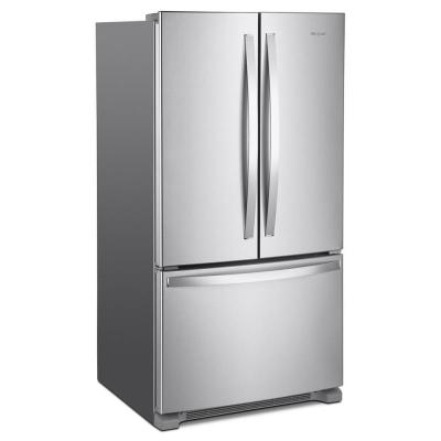 36" Whirlpool 20 Cu. Ft. French Door Bottom Mount Counter Depth Refrigerator - WRFC2036RZ