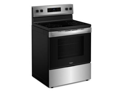 30" Whirlpool Freestanding Electric Range with 4 Elements - YWFES3530RS