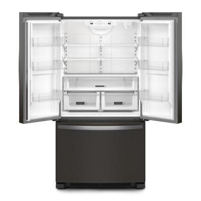 36" Whirlpool 20 Cu. Ft. French Door Bottom Mount Counter Depth Refrigerator - WRFC2036RV