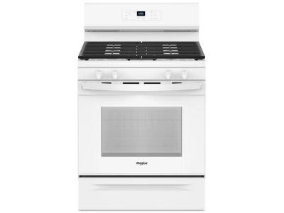 30" Whirlpool 5.0 Cu. Ft. Freestanding Gas Range with 4 Burners - WFGS3530RW