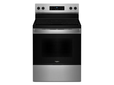 30" Whirlpool 5.3 Cu. Ft. Freestanding Electric Range with Steam Clean - YWFES3330RZ