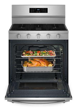 30" Whirlpool 5.0 Cu. Ft. Freestanding Gas Range with Air Fry - WFGS5030RZ